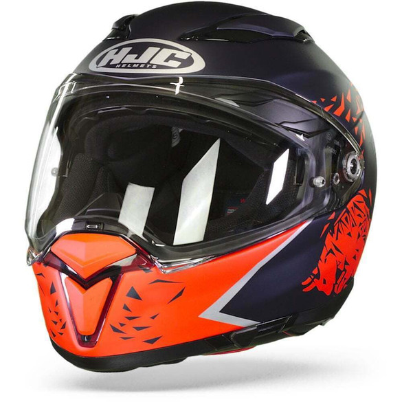 HJC F70 Spielberg Red Bull Ring Blue Orange Full Face Helmet XXL