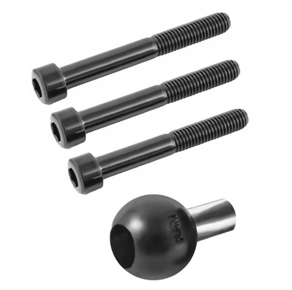 RAM Mounts Motorcycle Handlebar Clamp Base M8 Screws Universal RAM-B-367U 0603-0456