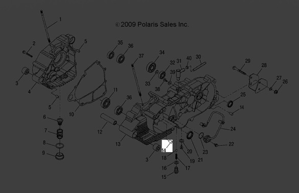 1985-2024 Polaris RZR Ranger Sportsman Dowel Pin 0450142 Qty 1