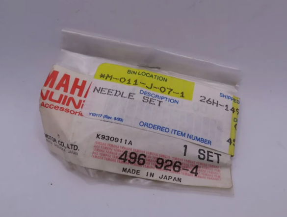 1983-1984 Yamaha XVZ1200 Venture Carburetor Needle Jet NOS 26H-1490J-00 OEM