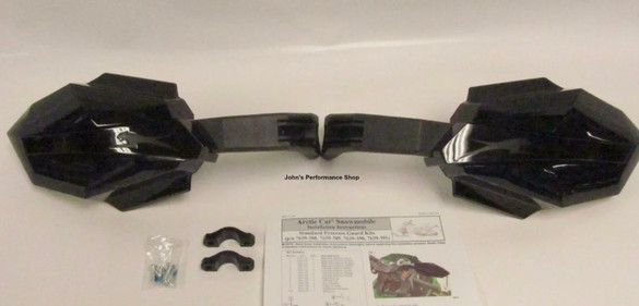 OEM Arctic Cat Black Snowmobile Procross Hand Guards 7639-388