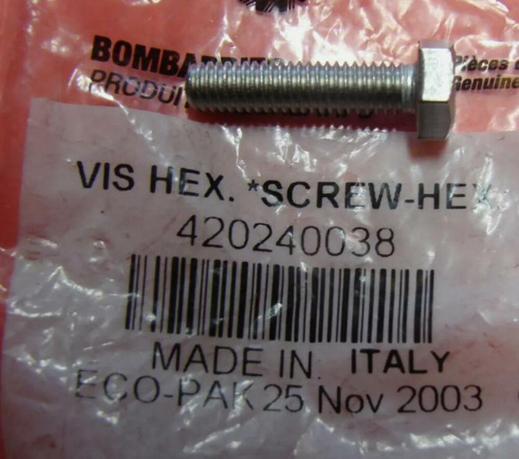 BRP NEW OEM SEA DOO PWC STAINLESS STEEL HEX BOLT 420240038 QTY-5