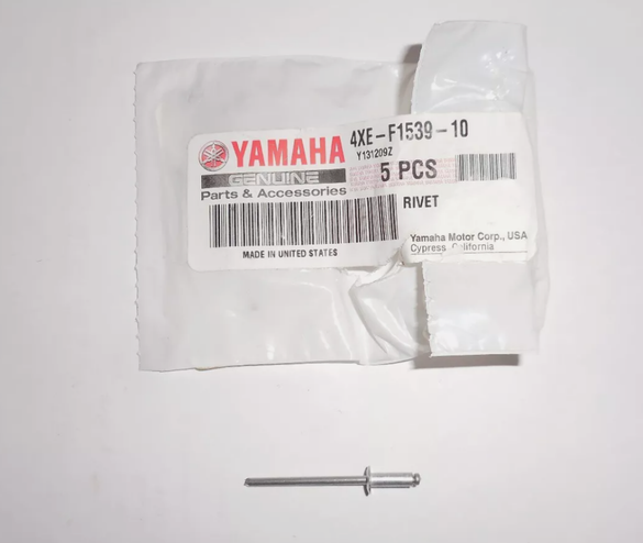 Yamaha Wolverine Big Bear Kodiak Bruin Rhino Grizzly Rivet 4XE-F1539-10-00 NOS