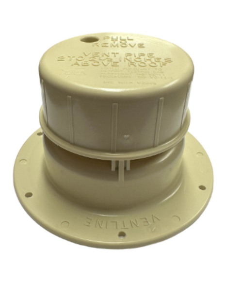 VENTLINE 1-1/2" Plastic Plumbing Vent Colonial White RV Marine 22-0505 V2049-03