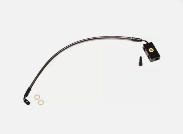 MAGNUM BLACK PEARL DOT FRONT BRAKE LINE KIT 18+ SOFTL ABS 1741-5502