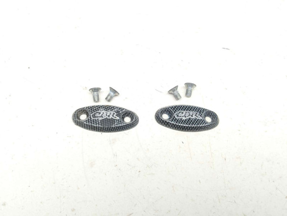 05 06 Honda CBR 600 F4i Aftemarket HTT Mirror Block Off Base Plates