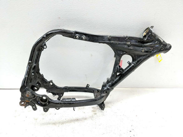 【suzukiページ】 09 Suzuki DRZ400SM DRZ 400 Main Frame Chassis DAMAGED SLVG