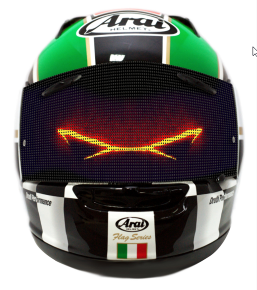 arai eyes helmet ONEDESIGN OV4P Face Shield Decal Fire Eyes Helmet Accessory