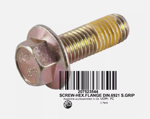 SEA DOO NEW OEM SCREW-HEX FLANGE 207523544