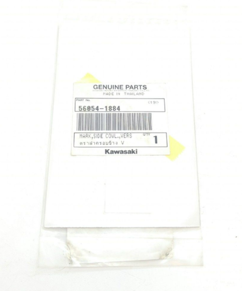 NEW GENUINE 2016 KAWASAKI KLE650 VERSYS ABS, SIDE COWL DECAL STICKER 56054-1884