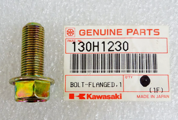 1970-2024 Kawasaki OEM Flange Bolt M12x30mm (Qty 2) 130H1230