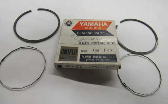 1970-1981 Yamaha DT125 MX125 RT1 RT2 RT3 TY125 NEW OEM Piston Ring Set 1.00