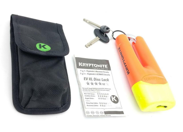 KRYPTONITE EV XL BRAKE PAD DISC LOCK 640417