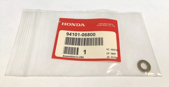 HONDA CB1100 TL125 XL100 XR75 CT90 PLAIN WASHER 6MM OEM NOS 94101-06800 QTY-3