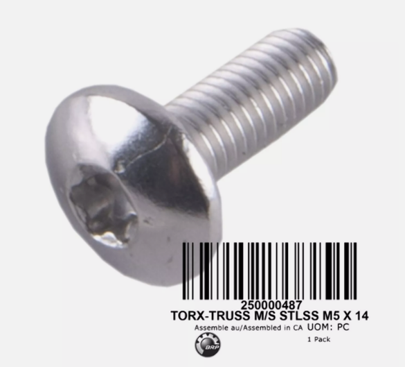 1998-2024 BRP Sea-Doo Can-Am Ski-Doo ATV UTV PWC Snowmobile Torx Screw M5x14