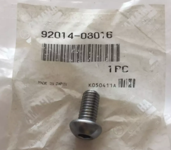 YAMAHA NEW OEM BOLT, BUTTON HEAD 92014-08016