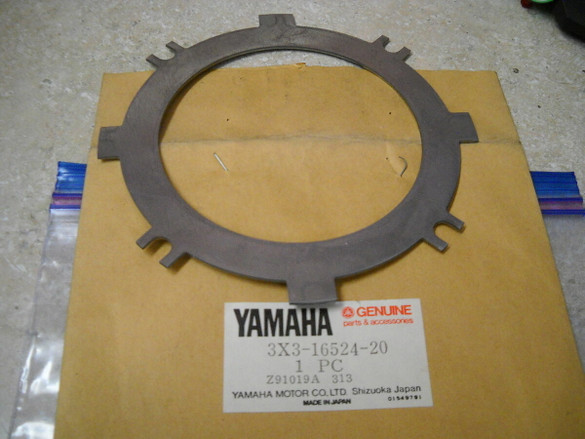 NOS OEM Yamaha Clutch Plate 1980-1985 YT125 YT175 ATV 3X3-16524-20