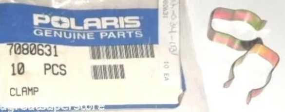 POLARIS OEM NOS PURE ATV SNOWMOBILE CLAMP 7080631 QTY 2