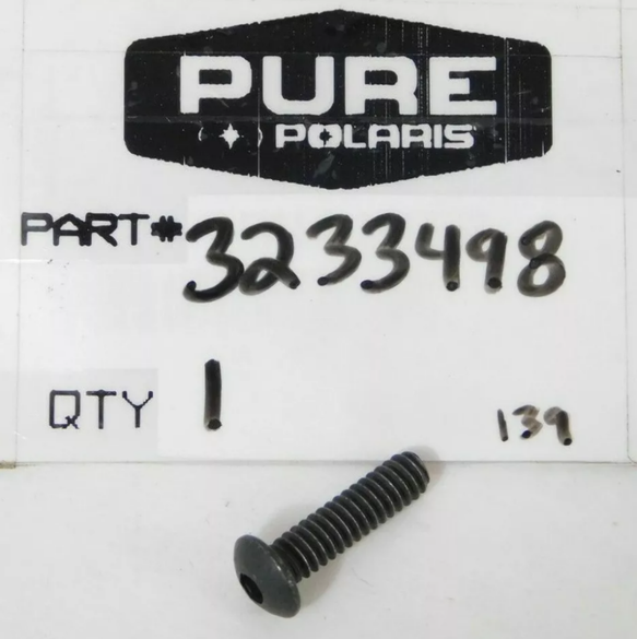 NEW Genuine Polaris Factory ATV Snowmobile Hardware Screw Part OEM 3233498 QTY 2