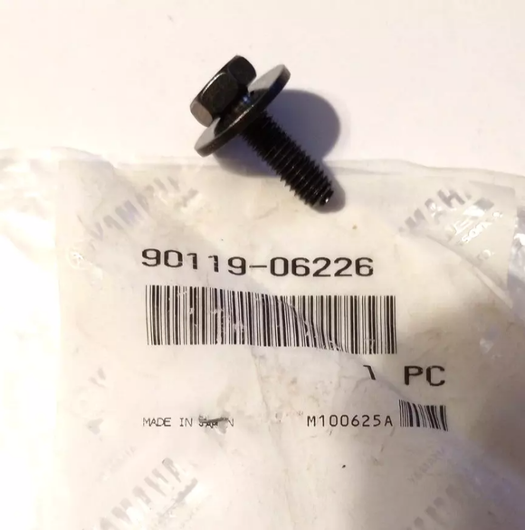 Yamaha Grizzly, Viking, Wolverine Bolt With Washer NOS 90119-06226 (L-7202)
