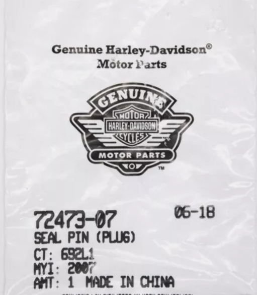 2007-2024 Harley-Davidson Deutsch Connector Seal Pin Plug OEM 72473-07