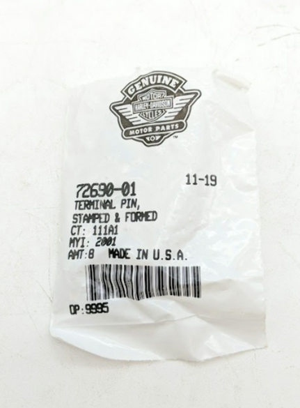 2001-2024 Harley Davidson Buell OEM Terminal Pin 72690-01 QTY 2 Electrical