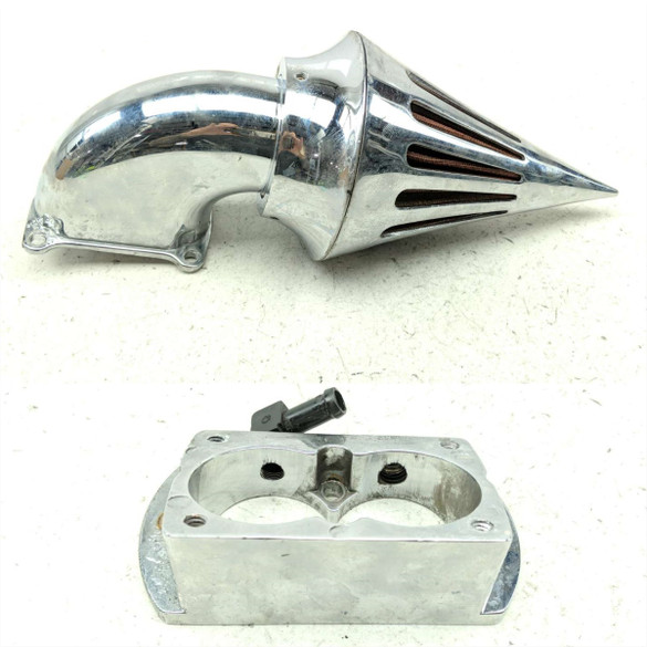 05 Kawasaki Vulcan 1600 Mean Streak Aftermarket Intake Air Box Filter Cleaner