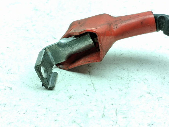 13-18 Kawasaki ZX 636 ZX6R Battery Positive Terminal Cable Wire