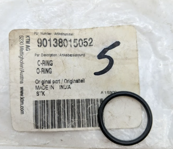 2003-2024 KTM Duke RC Adventure SX EXC OEM O-Ring 90138015052