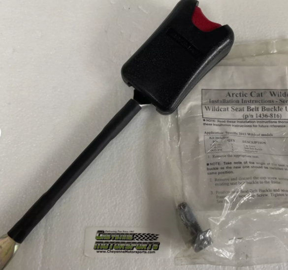 ARCTIC CAT Wildcat Seat Belt Buckle Replacement 2012-2016 1436-816