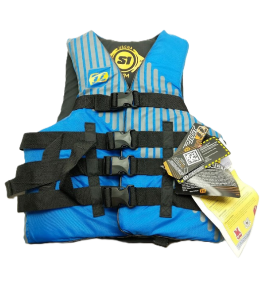 JET PILOT NEW S1 NYLON LIFE JACKET - WOMENS SIZE SMALL (BLUE) WJP-17215-BL-SD
