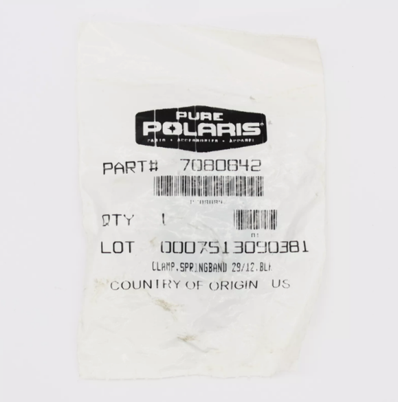 POLARIS NEW OEM SPRINGBAND CLAMP 7080842