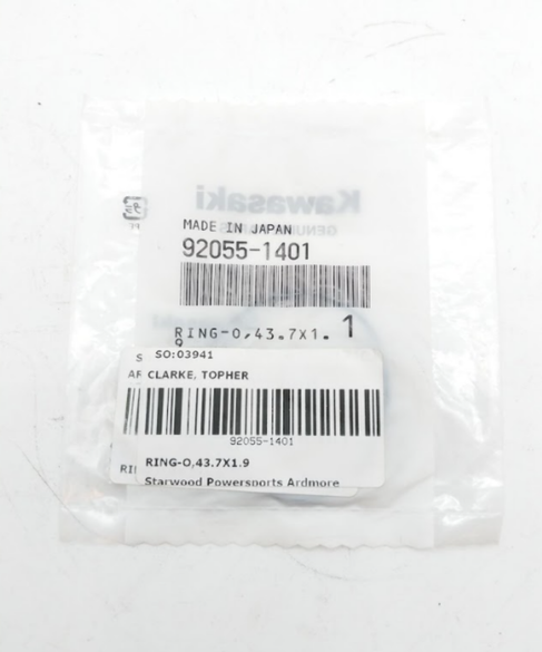 2000-2024 Kawasaki Ninja Z KLR Brute Force Mule Teryx OEM O-Ring 92055-1401