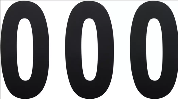 FACTORY EFFEX FX NUMBER 0 - BLACK 6" 02-4450