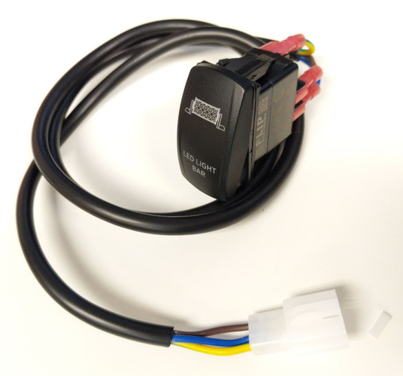 OPEN TRAIL DASH SWITCH STD LIGHT BAR SWITCH 12-9016 CRACKED PLUG SEE PHOTOS