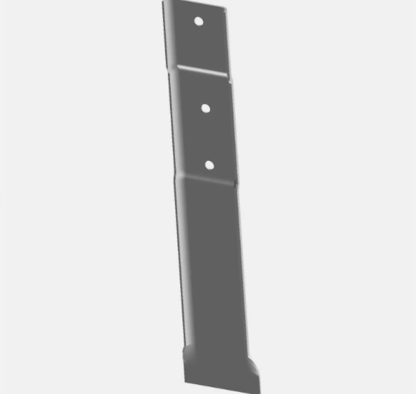 Polaris 5253488-329 BRKT-SUPPORT SEAT BASE BLK Ranger 900 800 570 XP