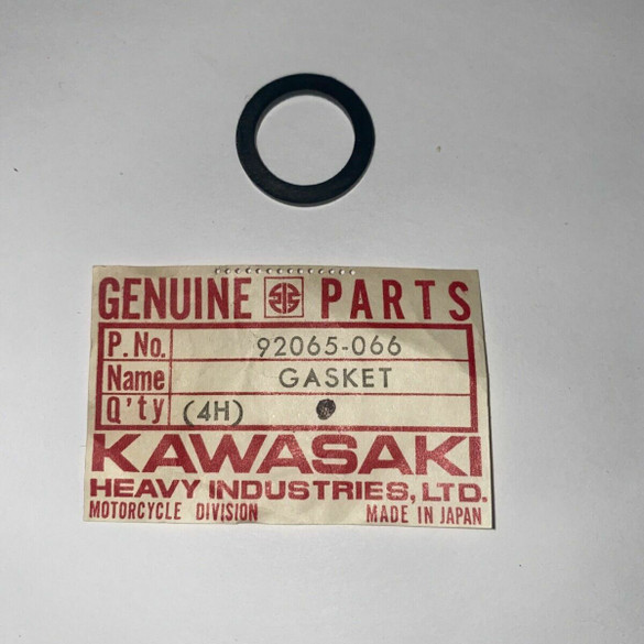 KAWASAKI F9 F7 F5 FUEL PETCOCK GASKET OEM NOS 92065-066