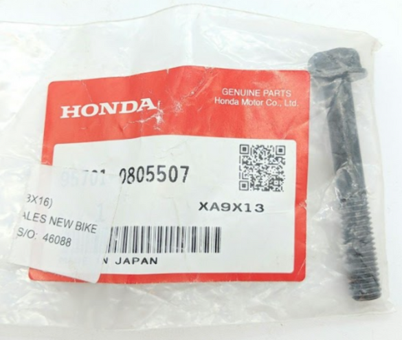 HONDA NEW OEM FLANGE BOLT (8X55) 95701-0805507