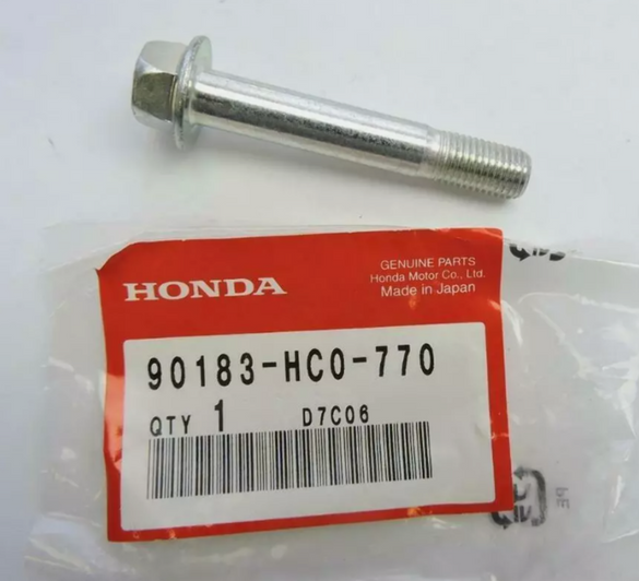 HONDA NEW OEM FLANGE BOLT (10X62) 90183-HC0-770