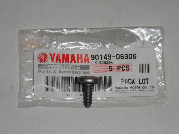 Yamaha 90149-06306 Bolt Genuine OEM QTY 2