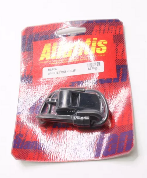 Atlantis Black Whistle with Clip Marine Safety A2700-C QTY 3