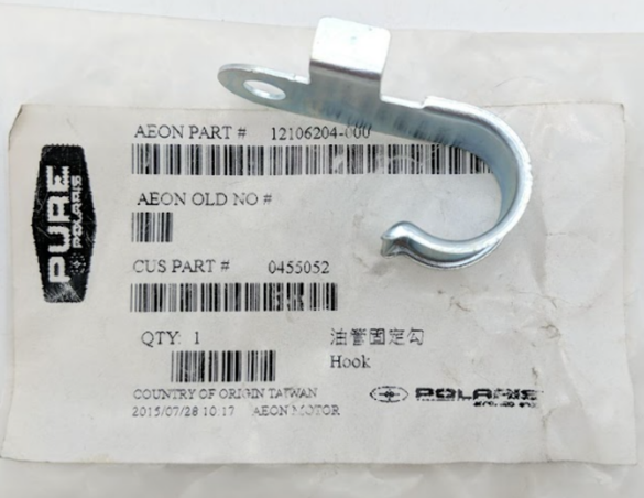 2008-2024 Polaris RZR Ranger Sportsman OEM Hook Bracket 0455052