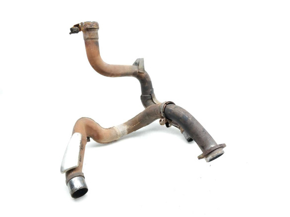 02-12 Suzuki VStrom DL1000 Exhaust Header Mid Collector Pipe