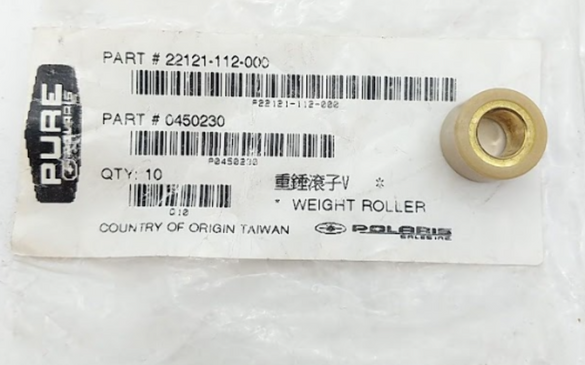2003-2020 Polaris OEM Primary Clutch Weight Roller QTY 2 0450230