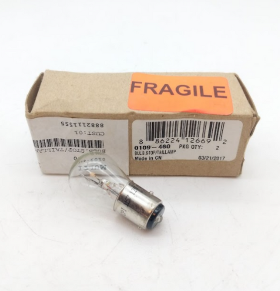 ARCTIC CAT NEW OEM TAIL LIGHT & BRAKE BULB 0109-460 QTY 2