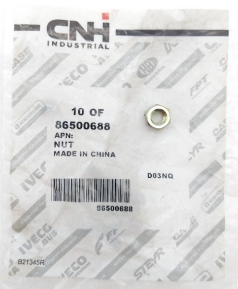 CNH GENUINE NEW HOLLAND Nut 86500688 QTY 2 - Universal Hardware
