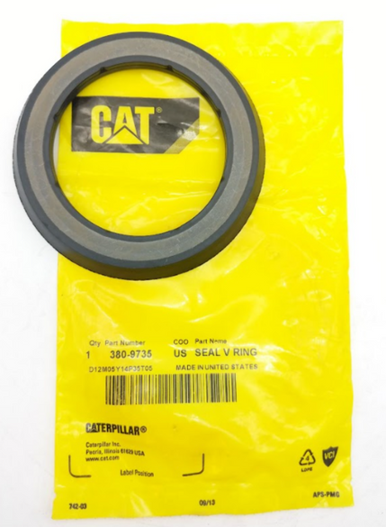 CAT 380-9735 V-RING SEAL (75.93MM) for 725, 730, 730C, 730C2 Articulated Trucks