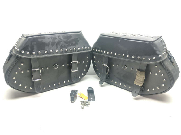 00-06 Harley Heritage Softail FLSTCI VIKING BAGS Legacy Saddle Bag Luggage Cases