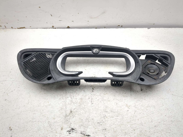 12-19 Can Am Spyder Roadster RT Front Gauge Housing Dash Bezel Cover w/ Speaker