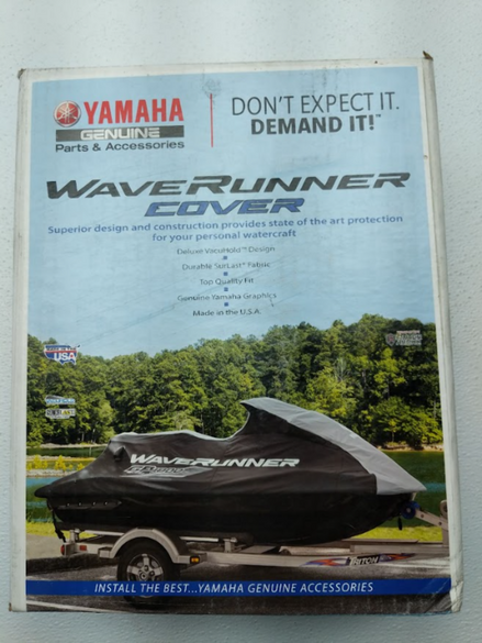 2017-2024 Yamaha EX EXR Waverunner Cover Black/Charcoal MWV-CVREX-BS-18
